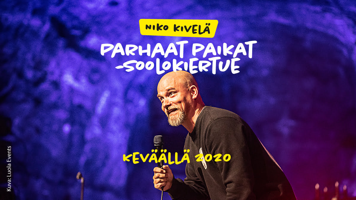 Niko Kivelän Parhaat Paikat -soolokiertue 2020