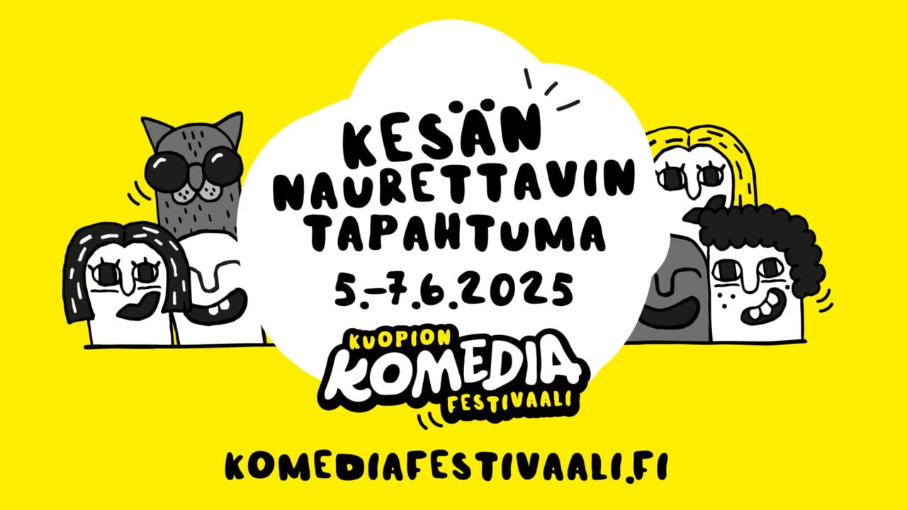 Kuopion Komediafestivaali on 5.-7.6.2025