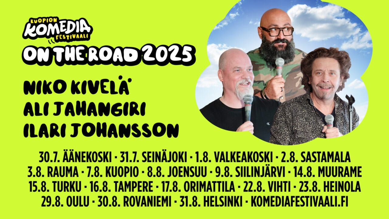 KOMEDIAFESTIVAALI ON THE ROAD 2025