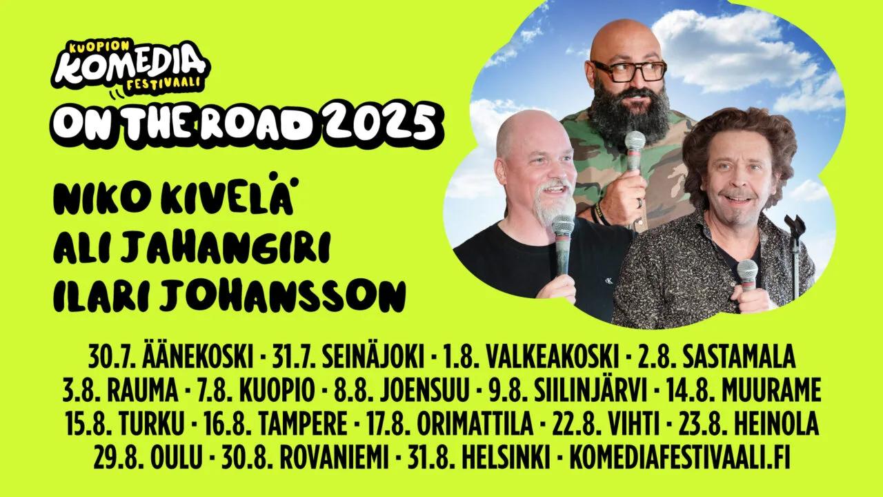 KOMEDIAFESTIVAALI ON THE ROAD 2025