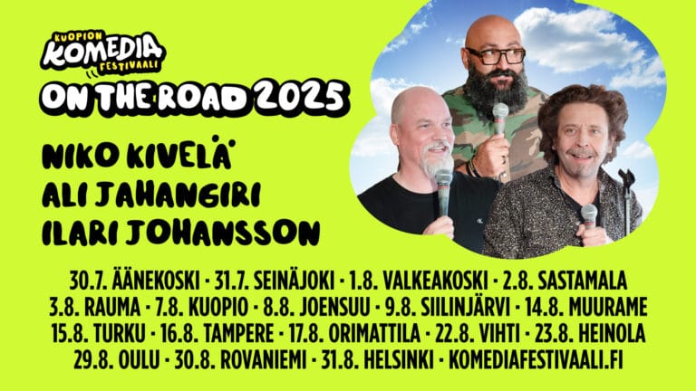 KOMEDIAFESTIVAALI ON THE ROAD 2025