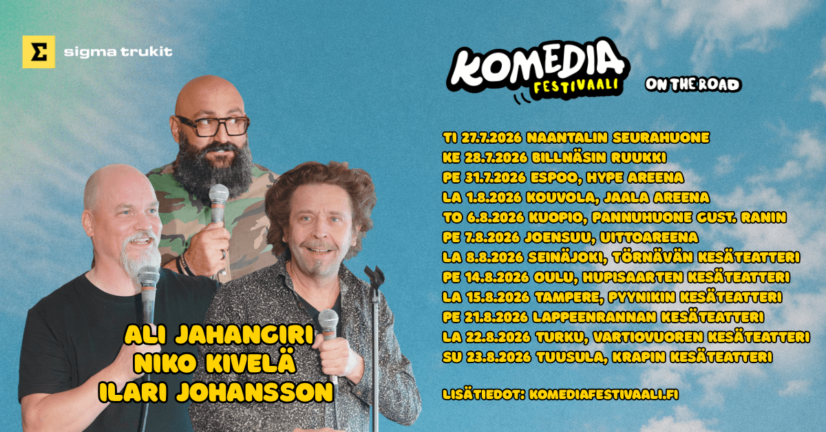 Komediafestivaali On The Road 2026
