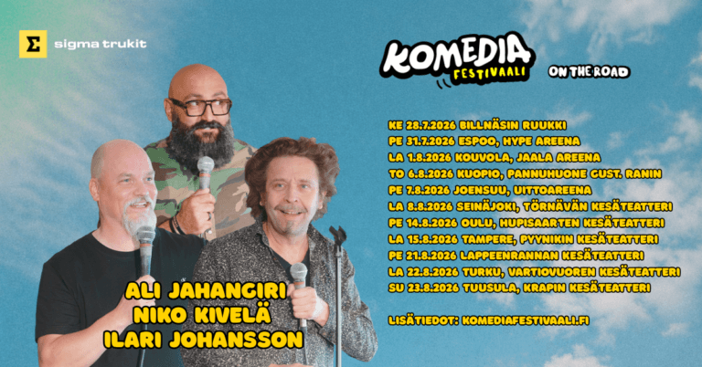 Komediafestivaali On The Road 2026